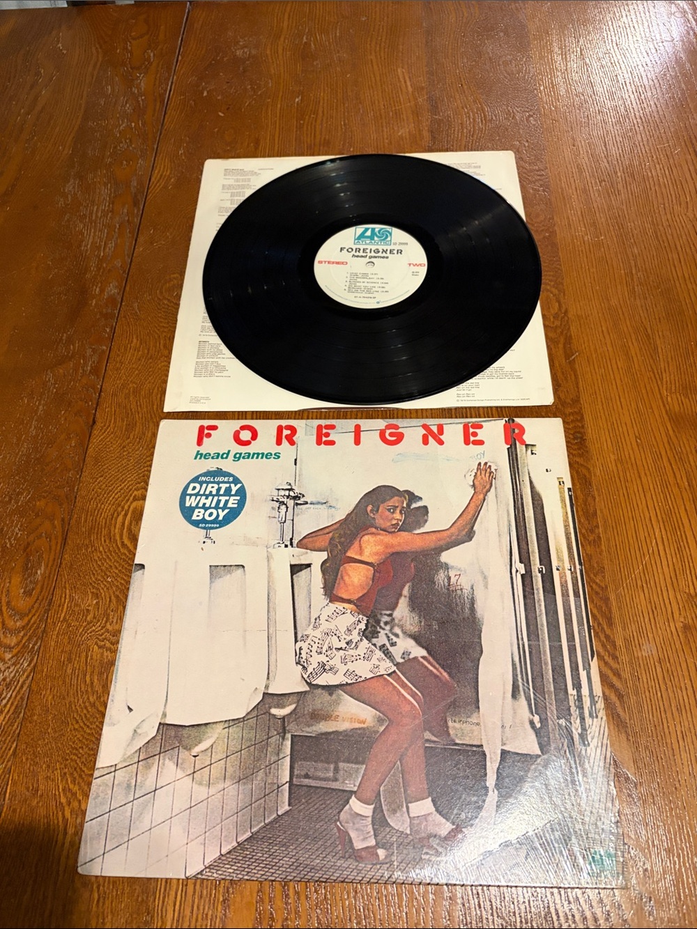 Reign Vinyl LP - Black Record with White Label and Multicolor Cover Art
